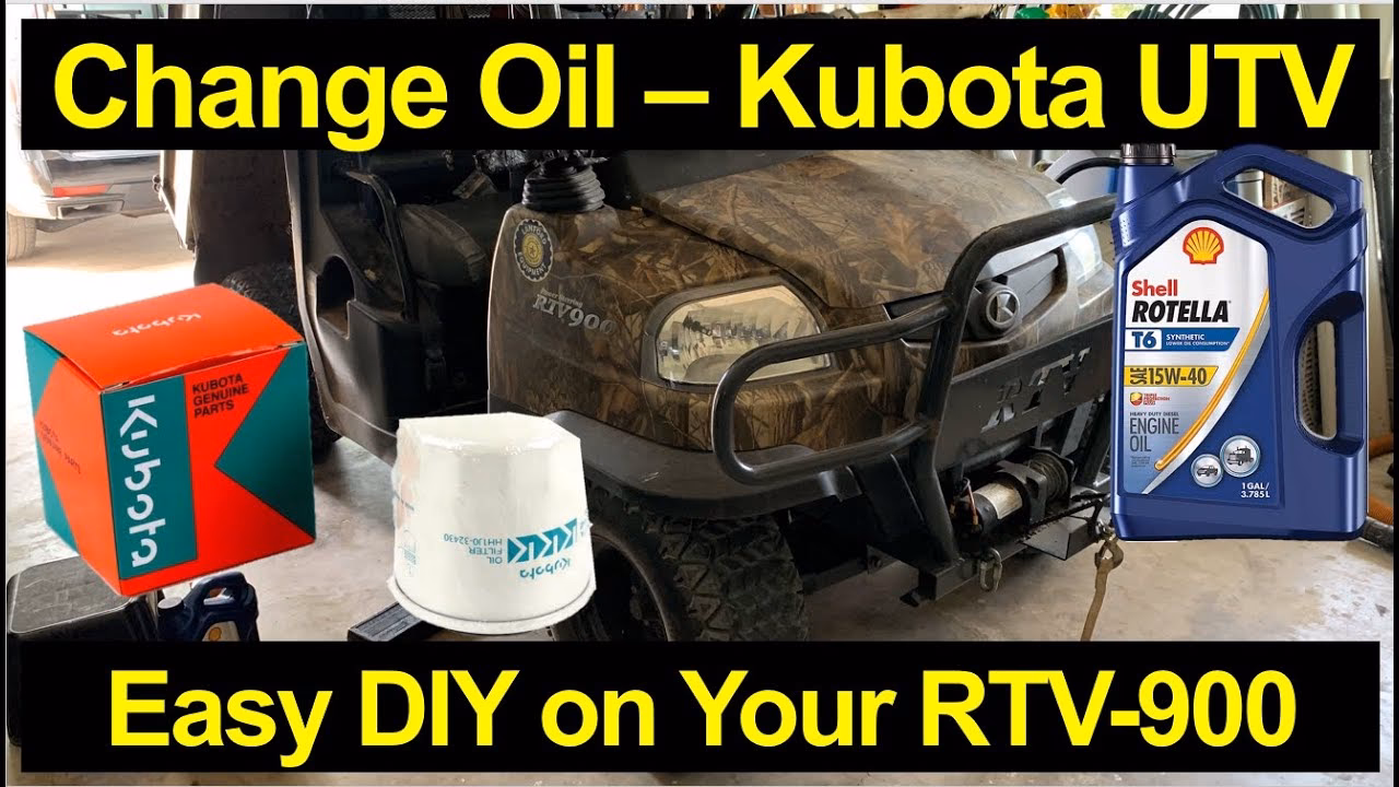 What's in a Kubota rtv900?