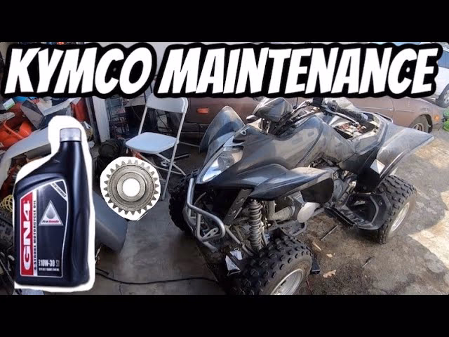 How much oil does a Kymco MXU 300 take?