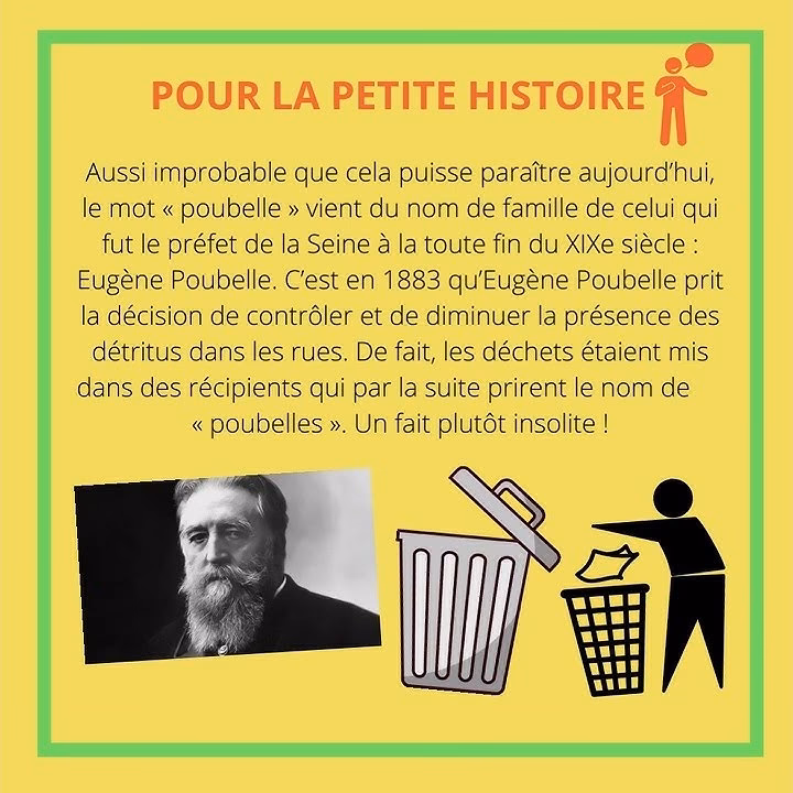 Quelle est l’origine du mot poubelle ?