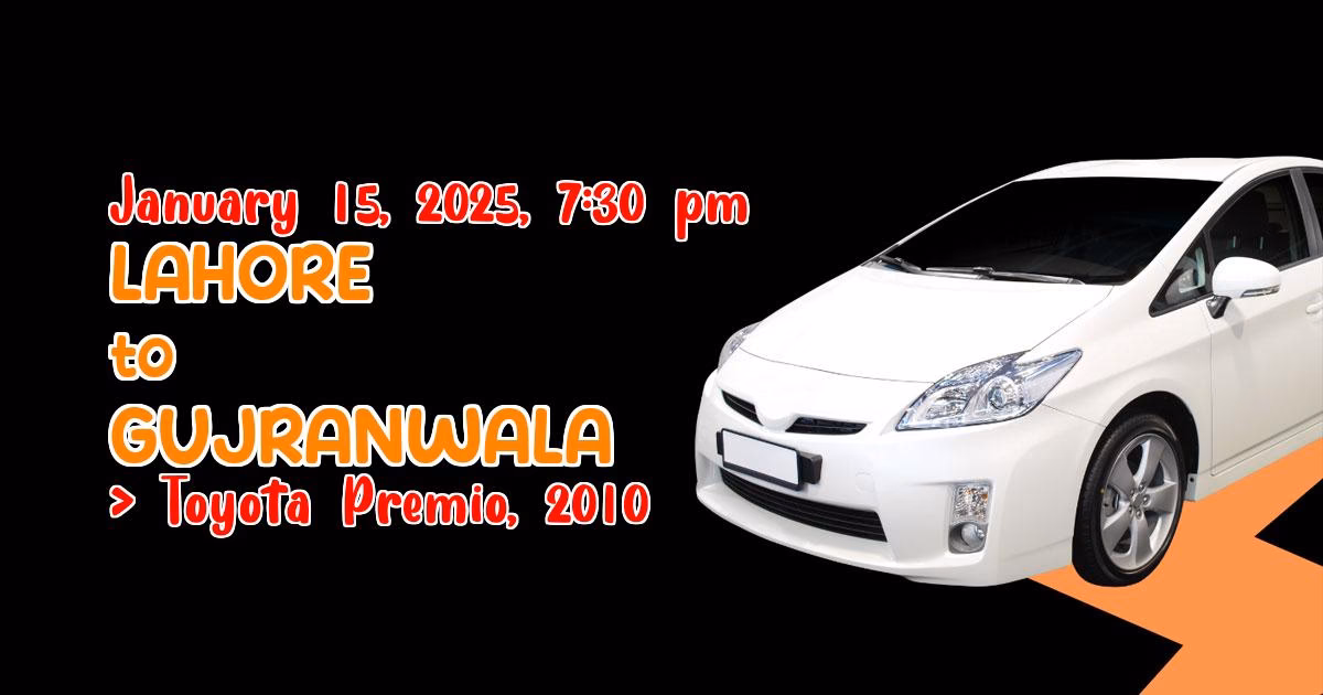 Which bus service is best for Lahore-Gujranwala travel?