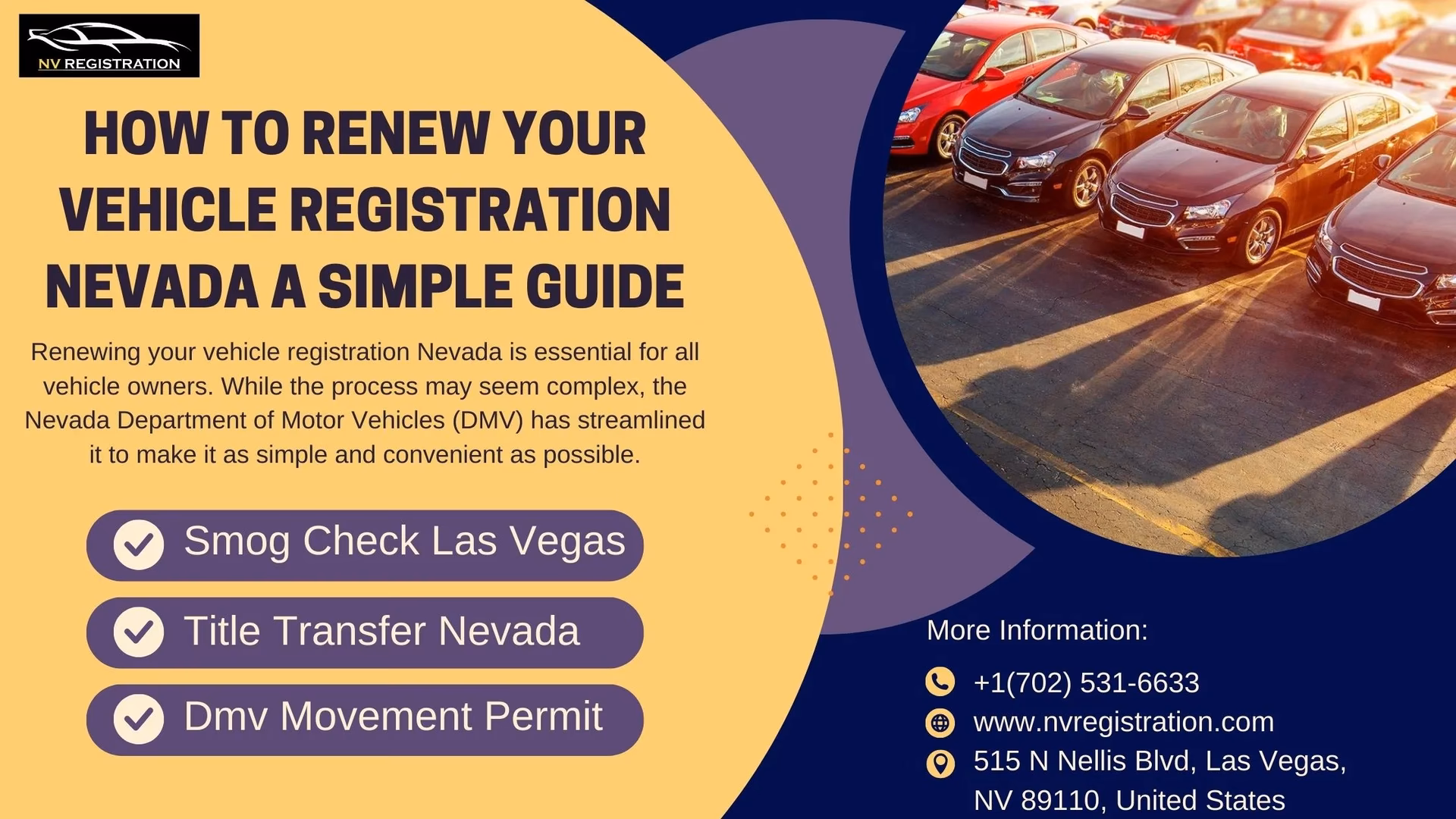 Why do you offer DMV in Las Vegas Nevada?