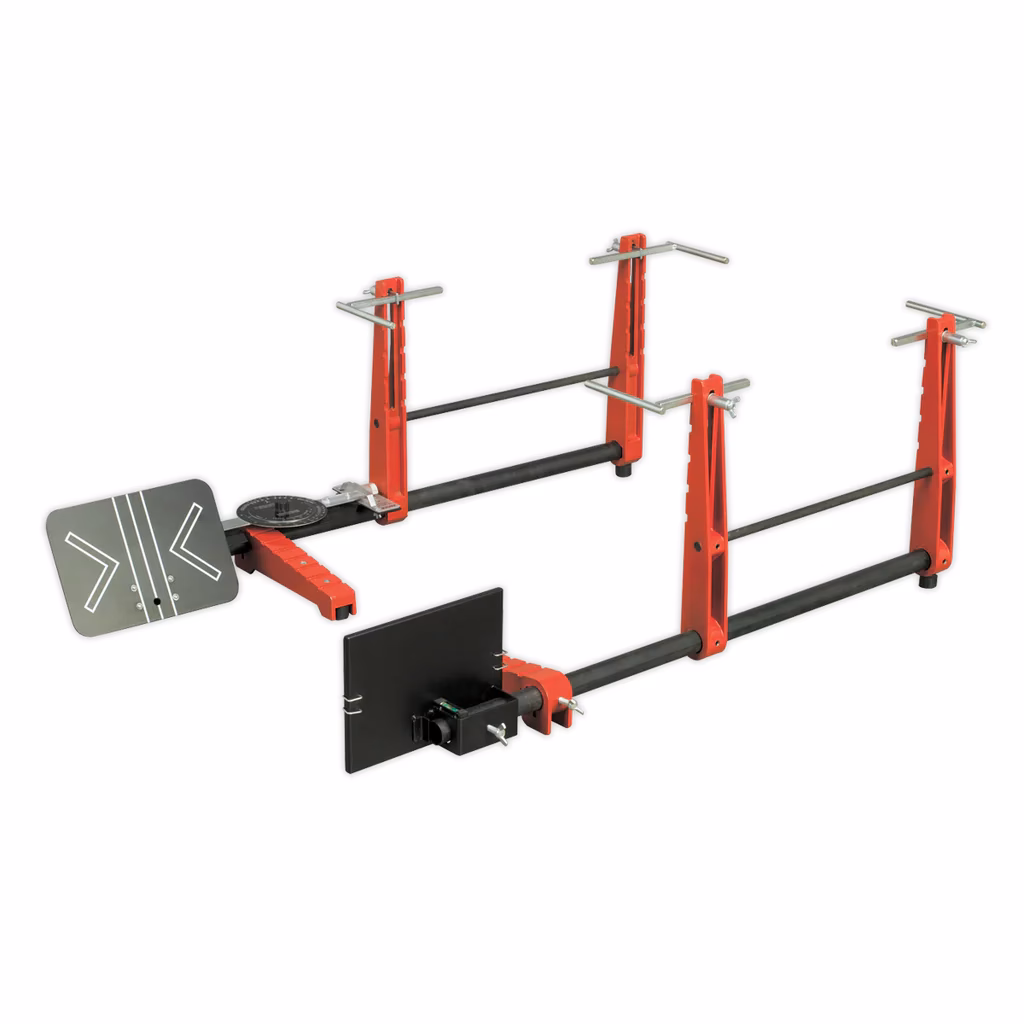 What is a 2 wheel laser aligner?
