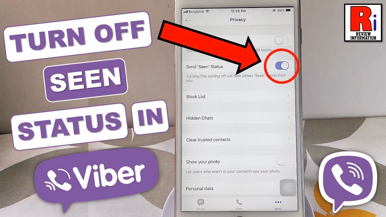 Why does Viber not show when someone was online?