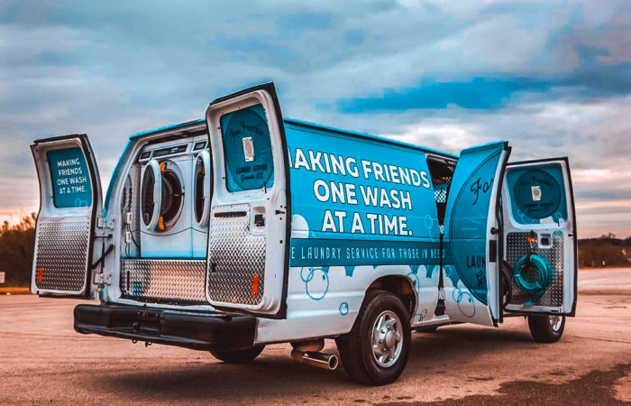 What is a mobile laundry service?