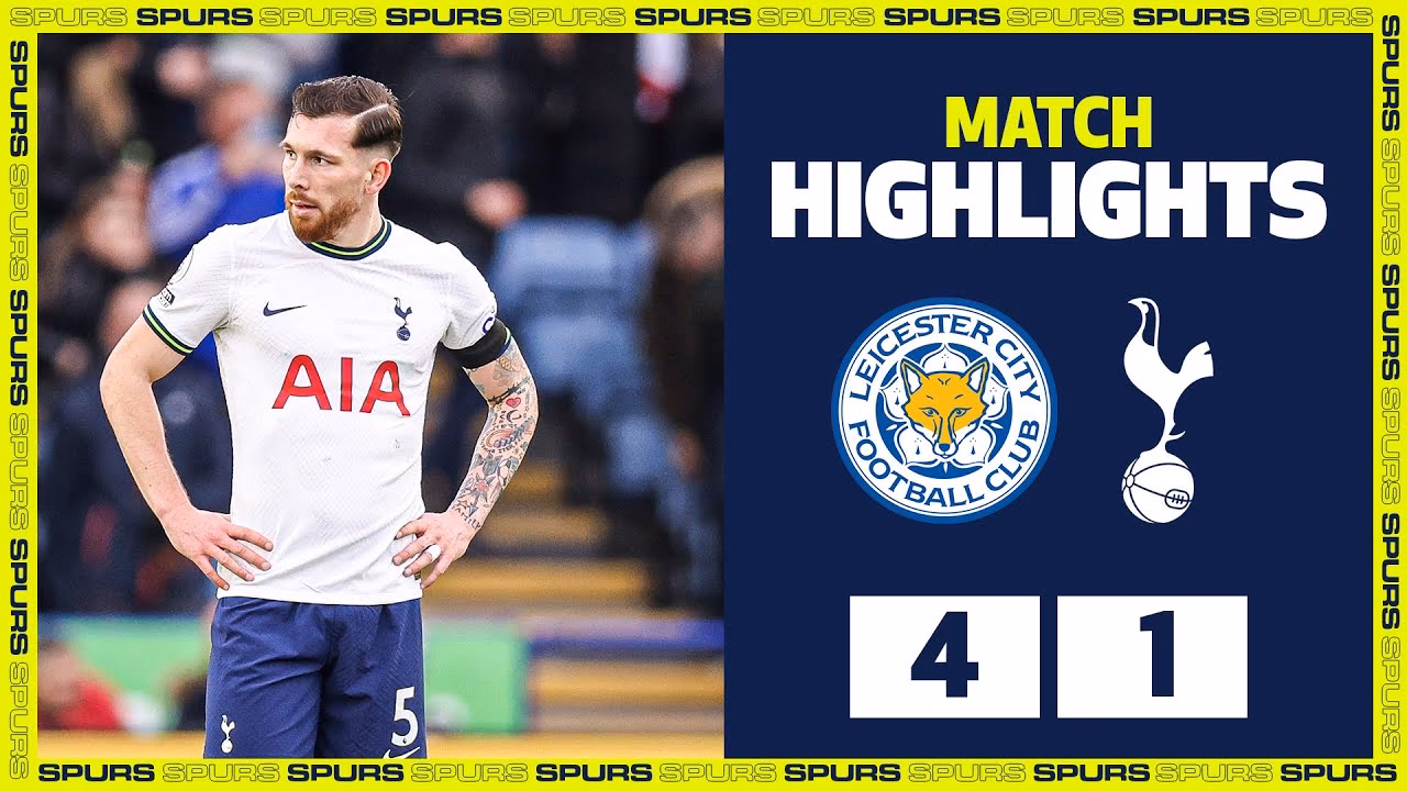 What is the current head to head record for Tottenham Hotspur vs Leicester City?