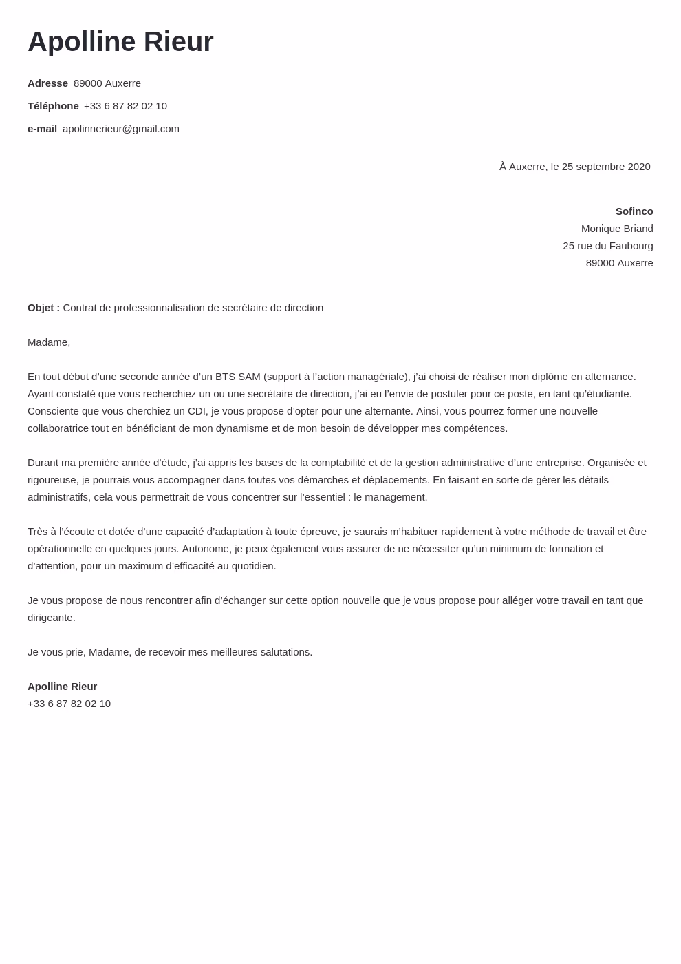 Comment répondre à une question à la fin d'une lettre de motivation ?