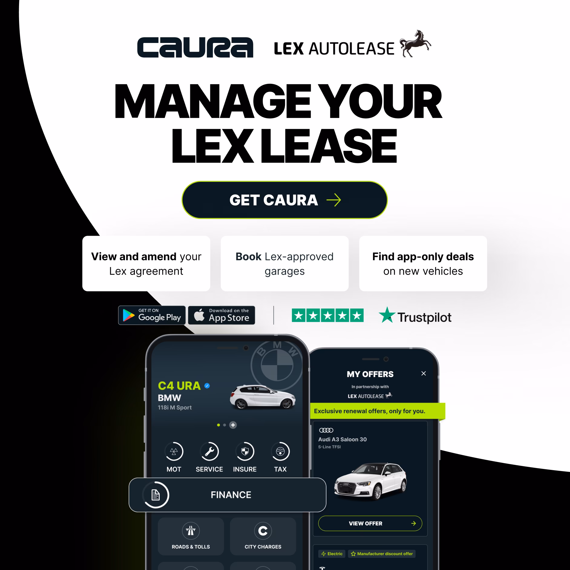 How do I book A Lex Autolease car?