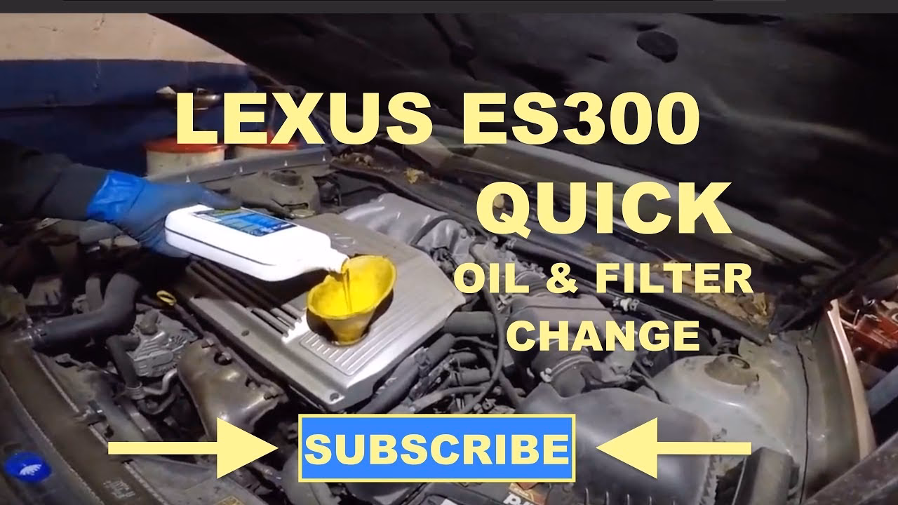 How do I change oil in a 2015 Lexus ES300h?