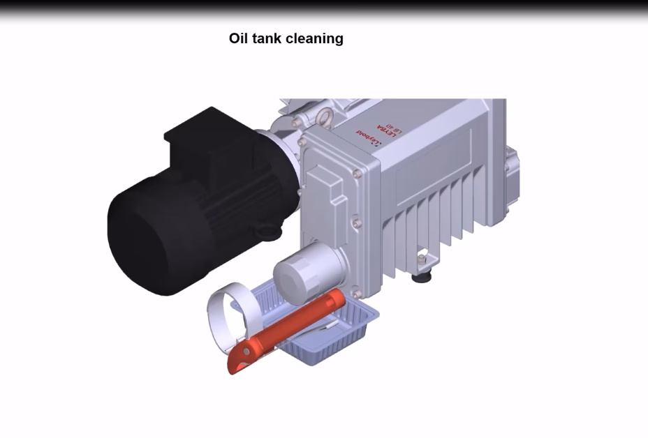 When should a Leybold pump be serviced?