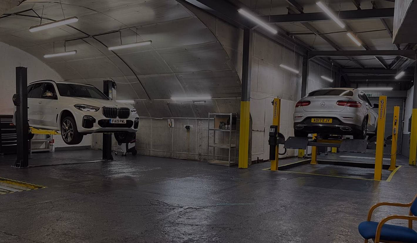 When was Leyton garage built?