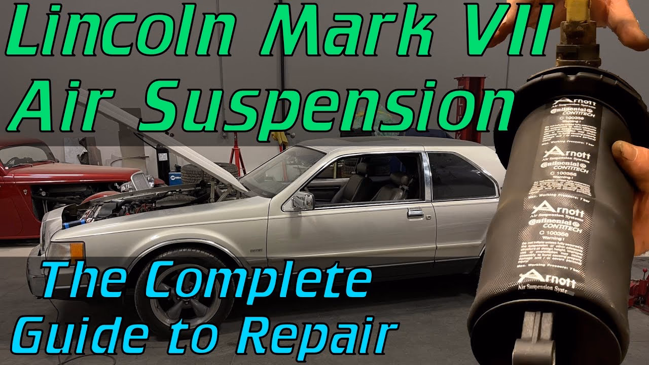 How does a Lincoln Town Car air suspension work?