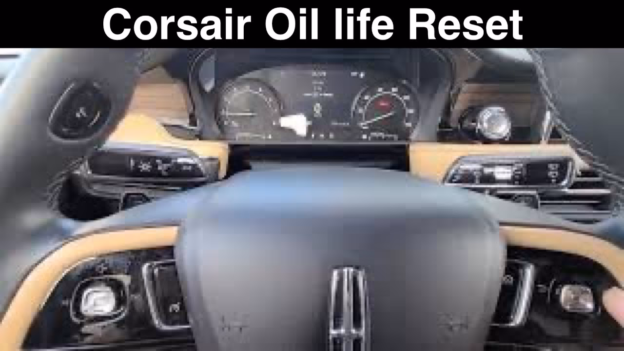 What is the Lincoln Corsair oil life monitor?