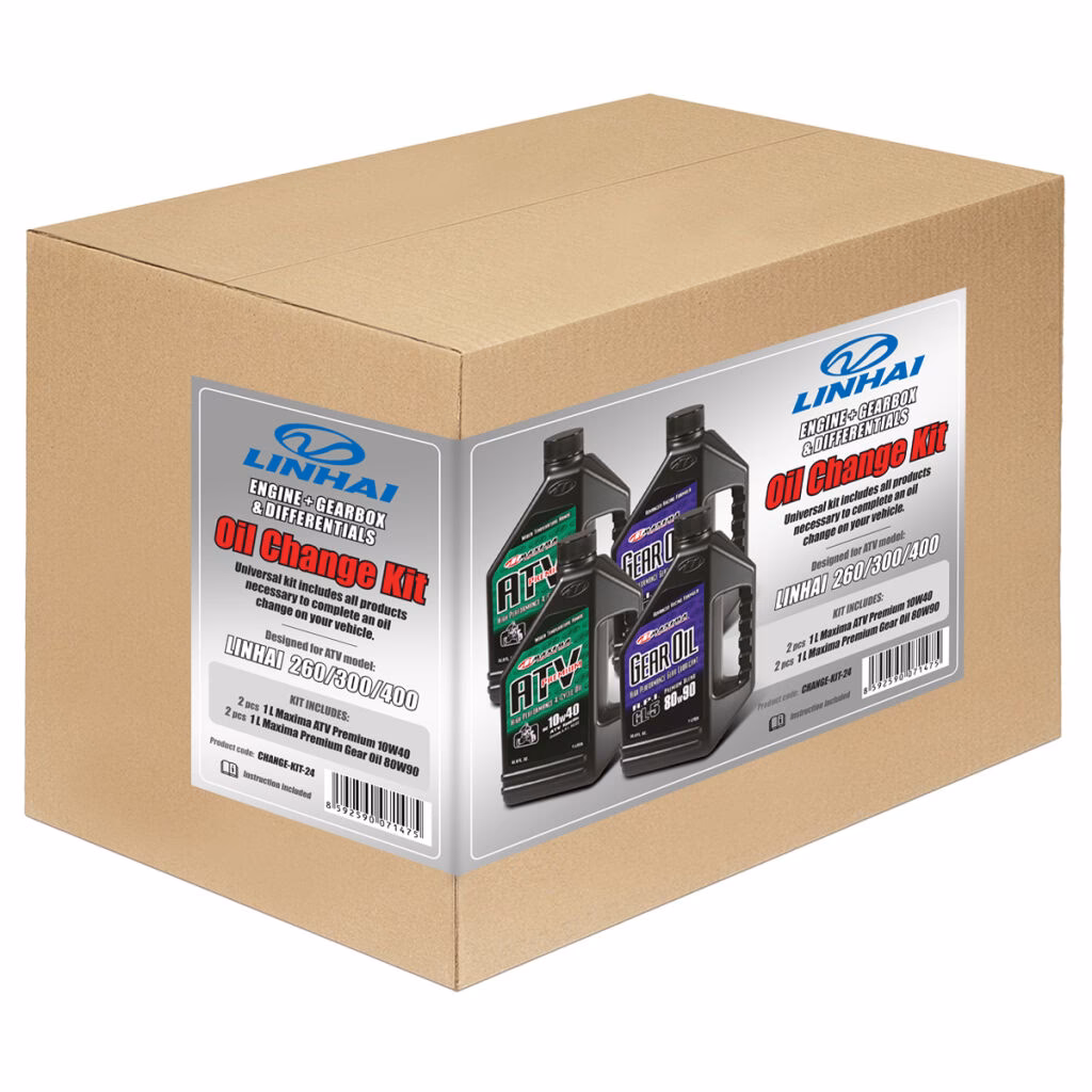 What's in a Linhai 260/300/400 oil change kit?