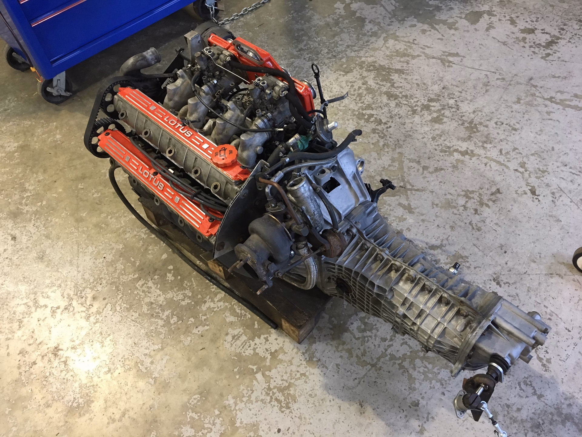 What changes did Lotus Make to the Renault engine?