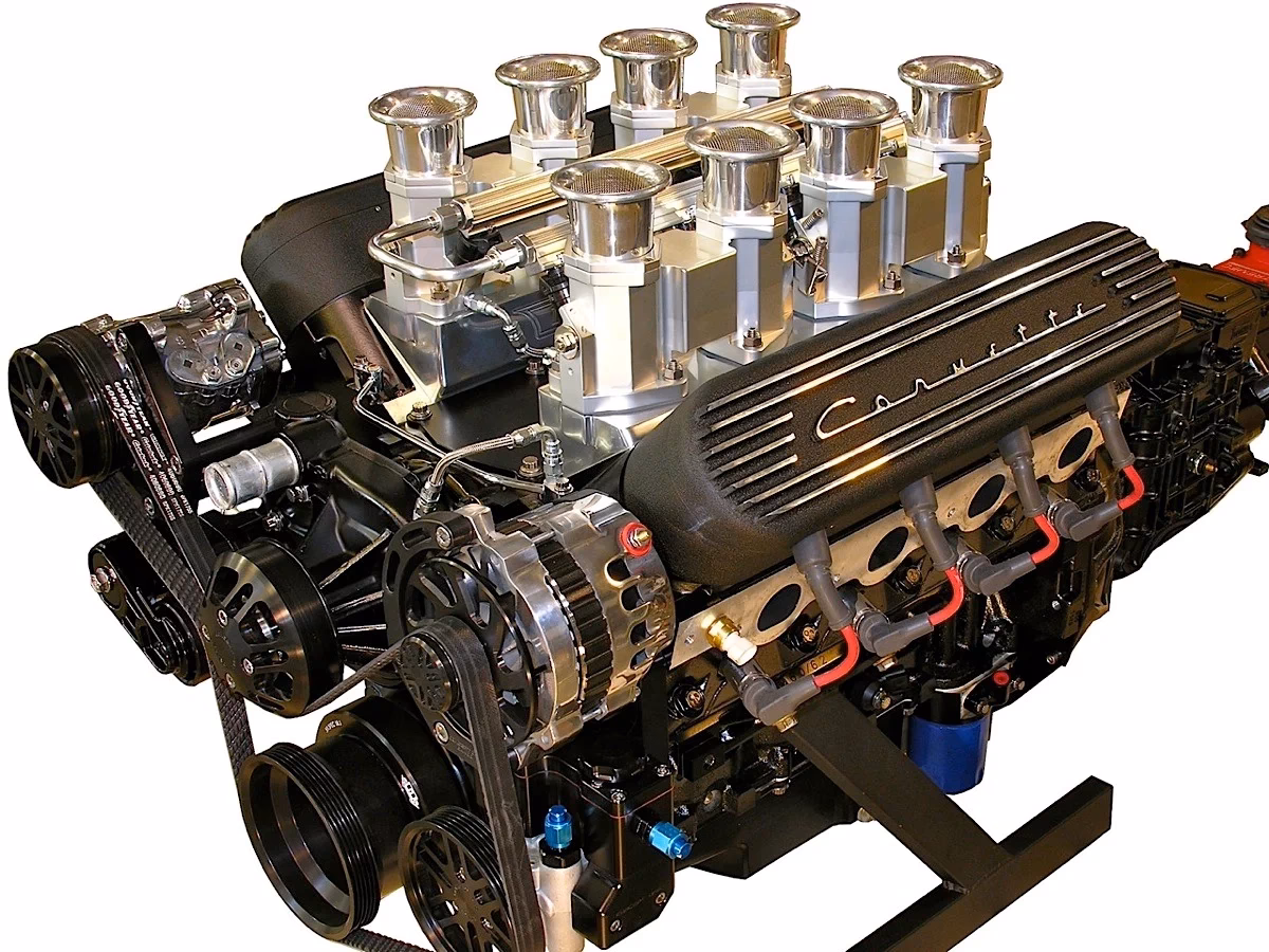 What is a downdraft EFI stack intake manifold system?