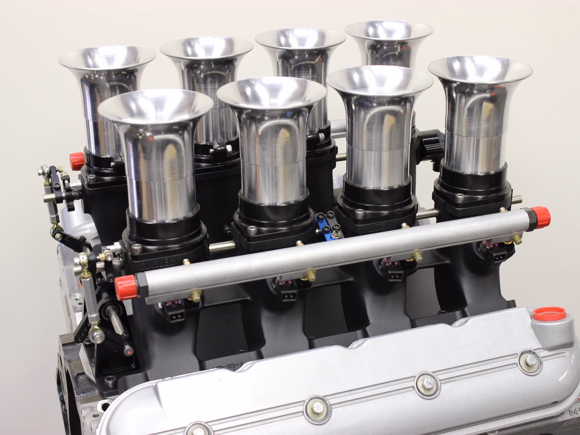What is a downdraft EFI stack intake manifold system?