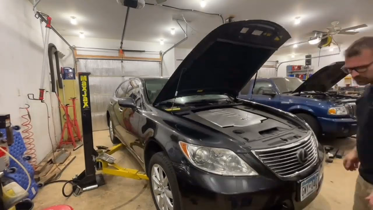 How much oil should I add to my Lexus LS460?