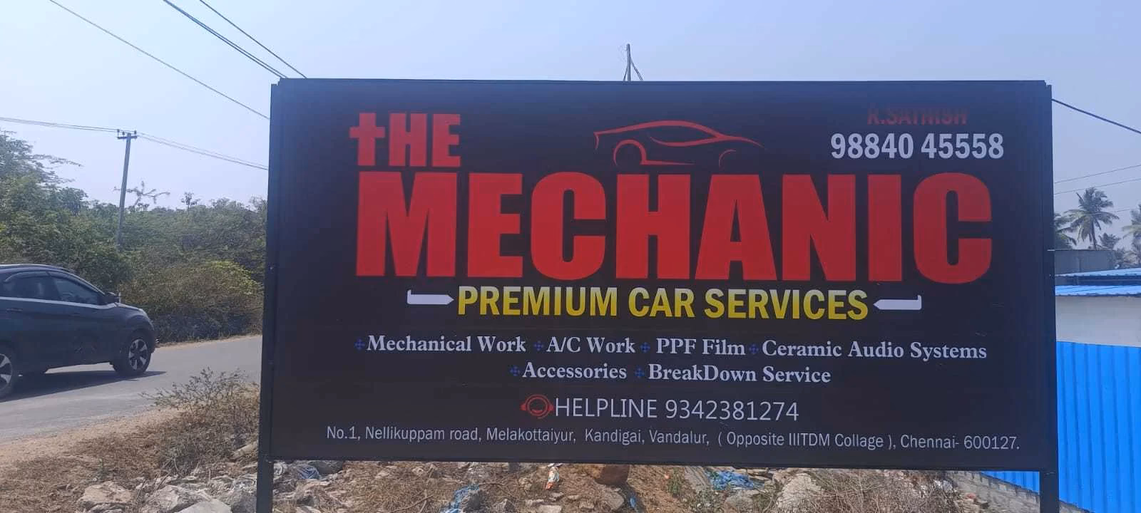 What cars can Mr departs repair in Chennai?