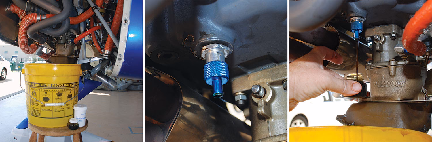 What is the best oil drain interval for a Lycoming engine?