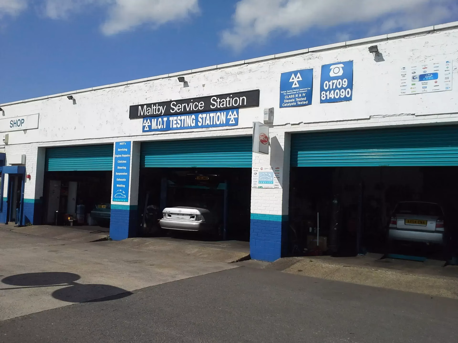 Where can I get an MOT in Maltby Rotherham?
