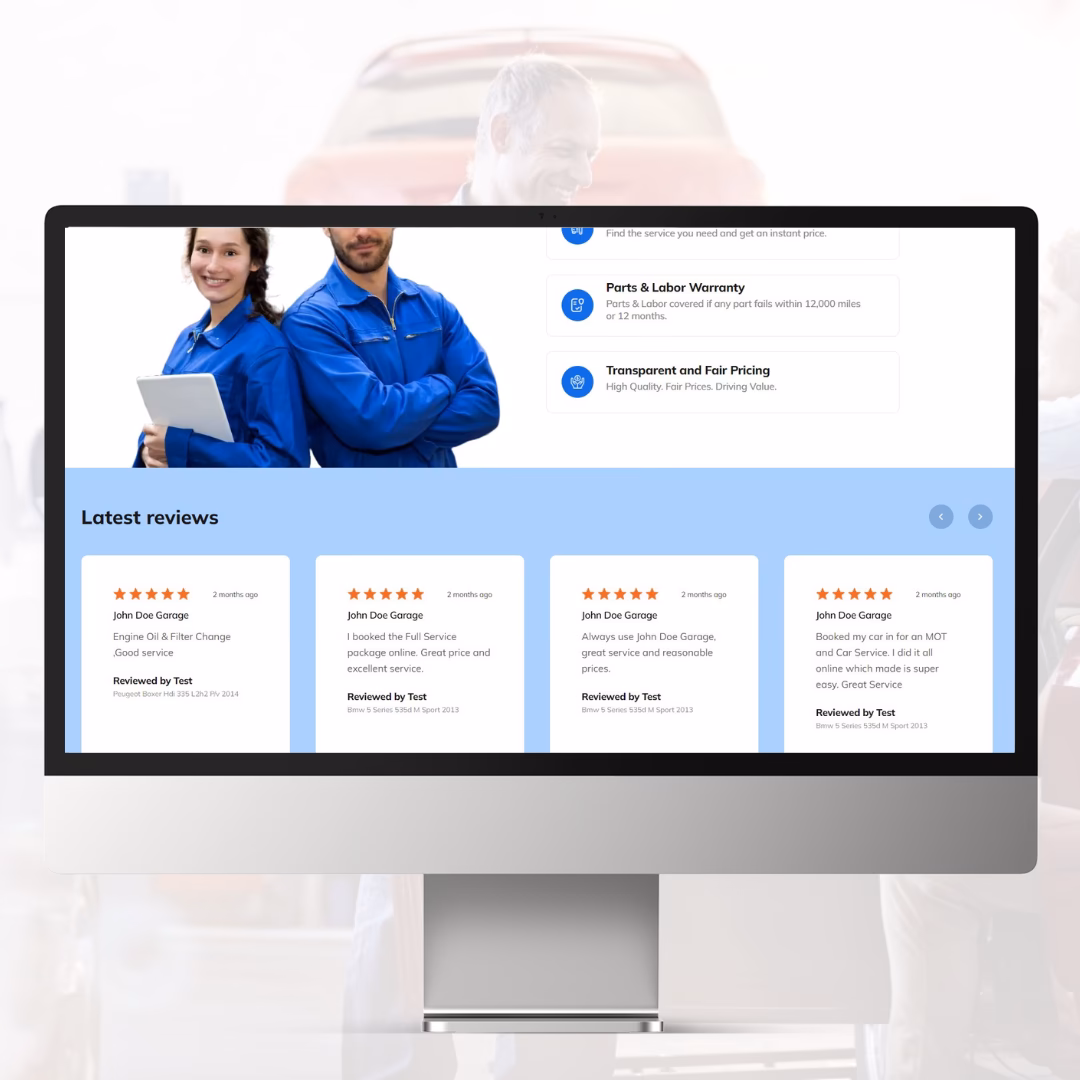 What is online Mot booking?