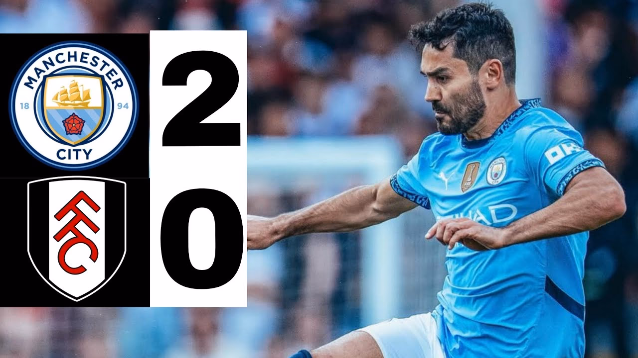 How did Fulham 1-3 Manchester City win UEFA Champions League?