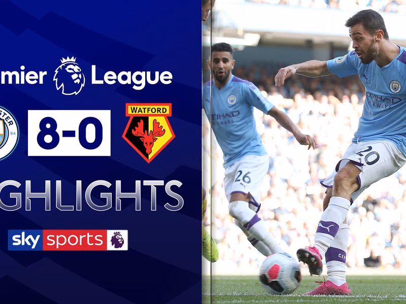 How can I follow Man City vs. Watford?