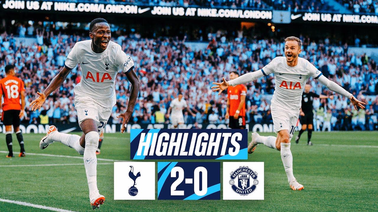 What league did Manchester United v Tottenham Hotspur play in 1967?