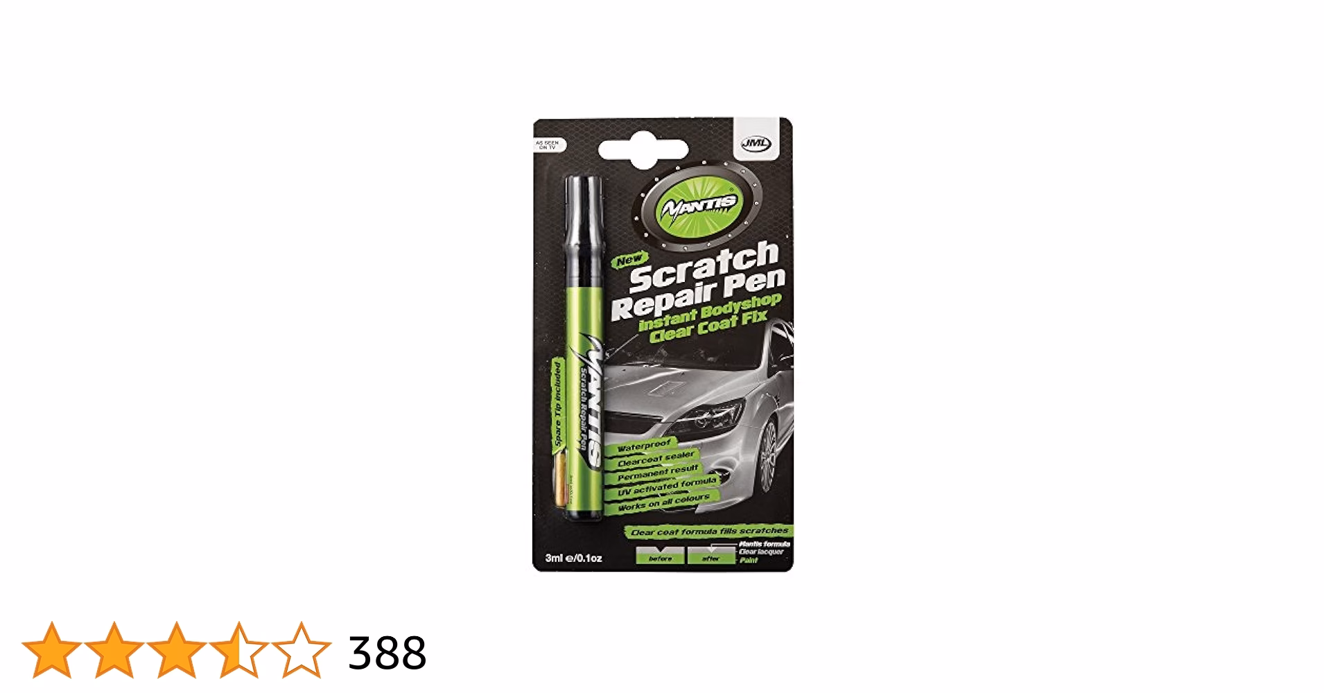 Does JML mantis scratch remover pen work?