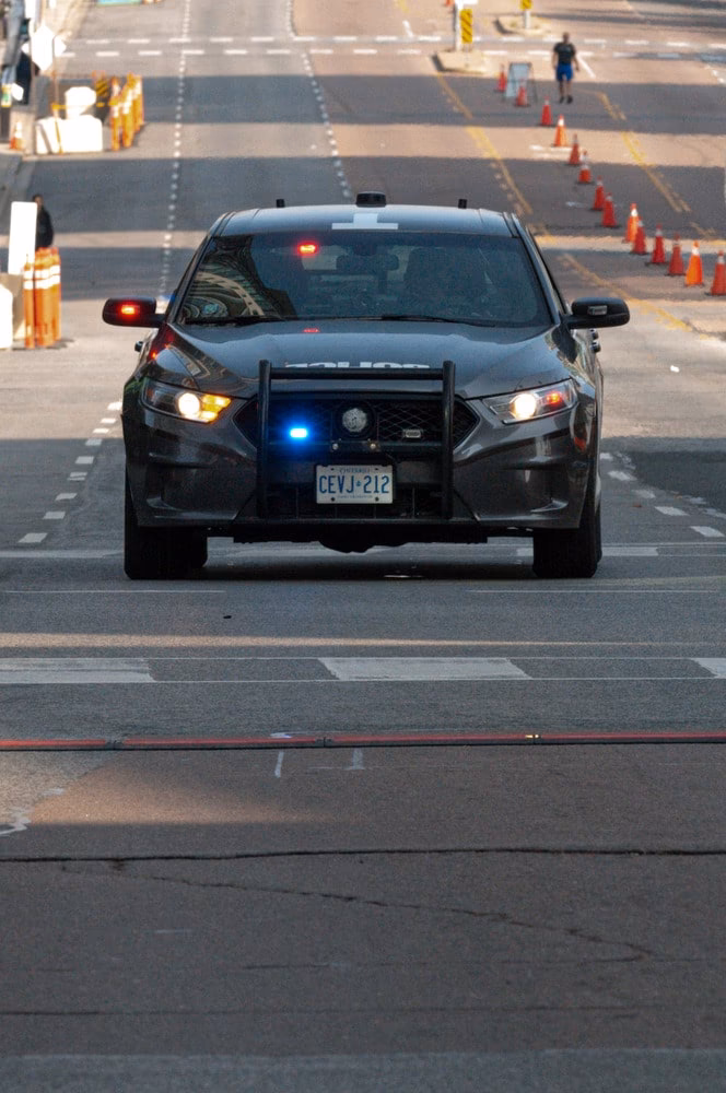 What is a specially marked State Patrol Vehicle?