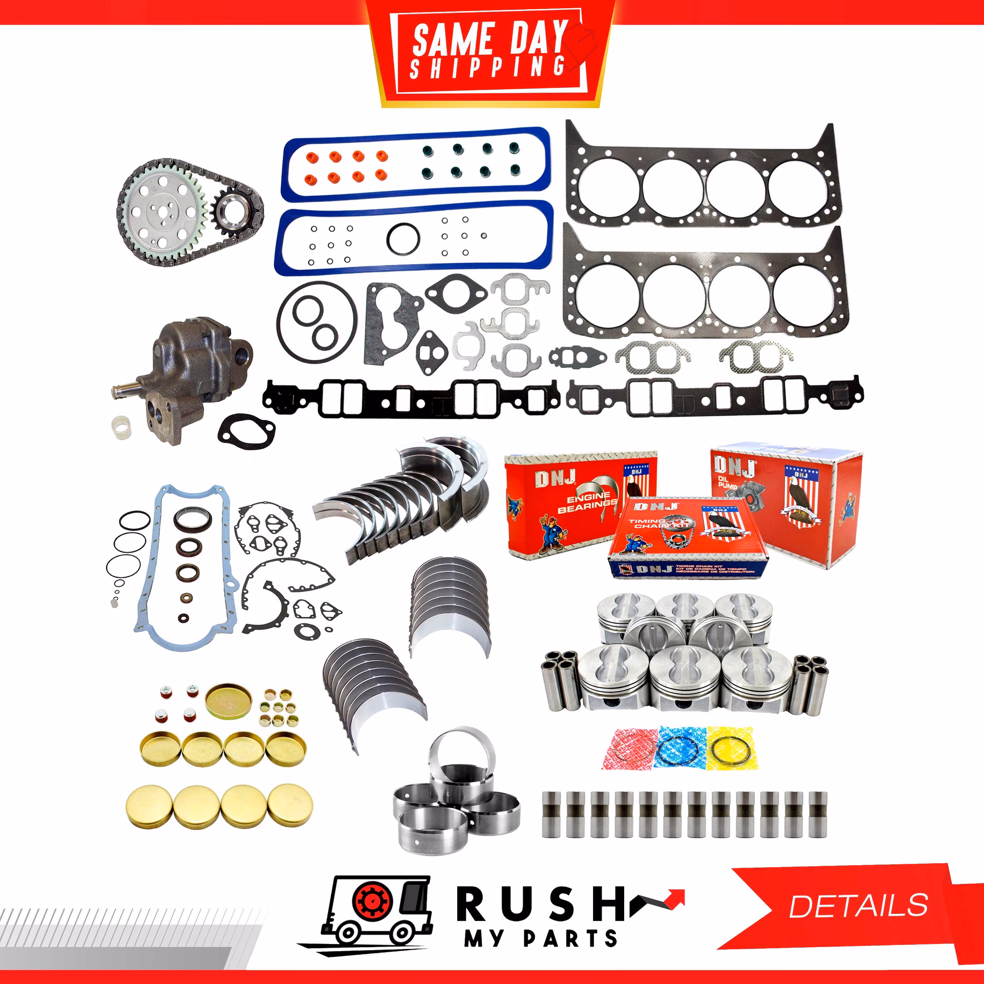 What does a Master rebuilder kit include?