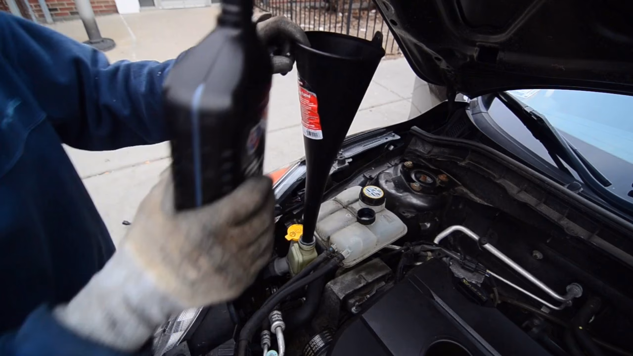 What should I do if my power steering fluid is low?