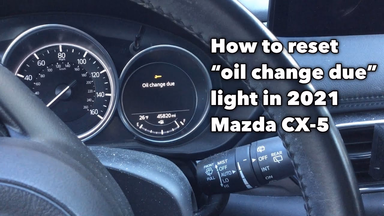 What does service due mean on a Mazda CX-5?