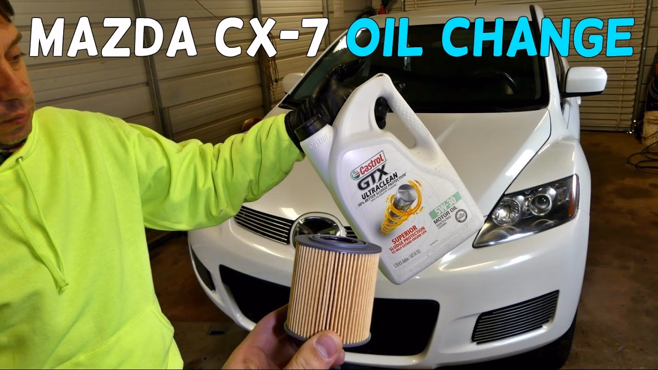 How do I add oil to a 2008 Mazda CX-7 sport?