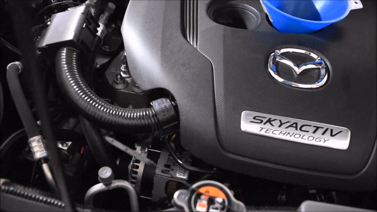 When should I change the oil on my MAZDA CONNECT?