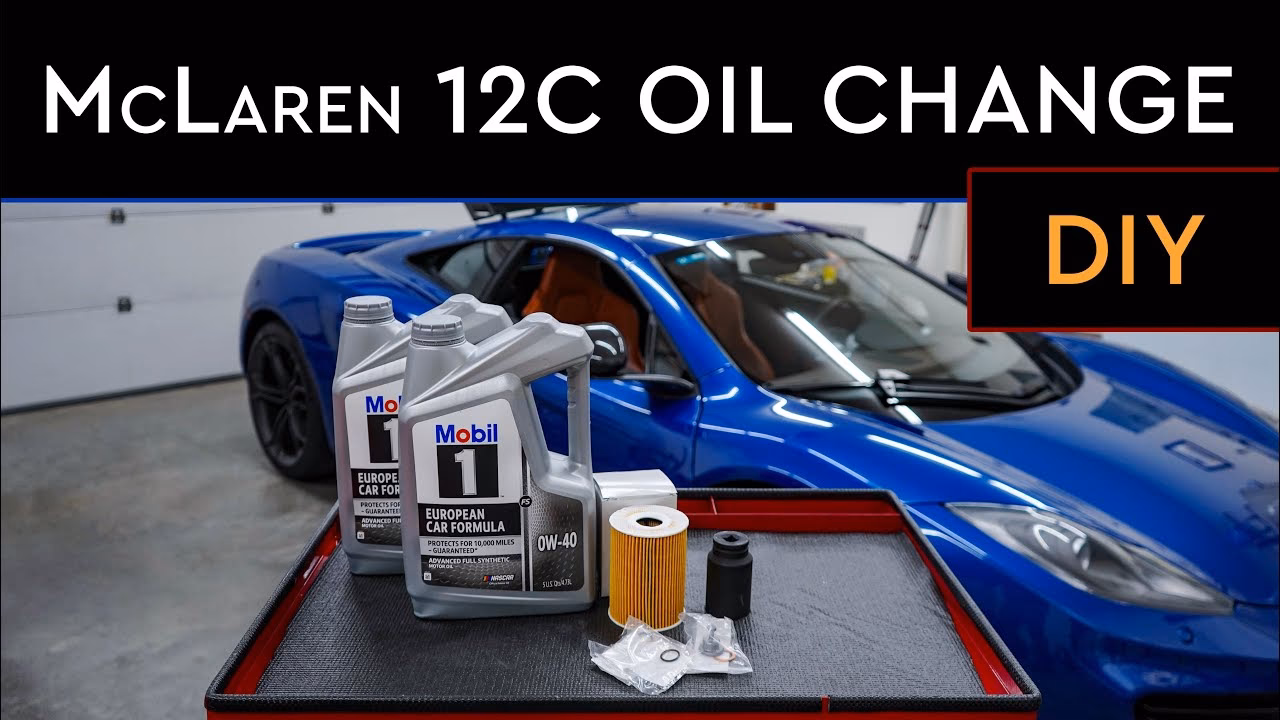 How much does an oil change for a McLaren F1 cost?