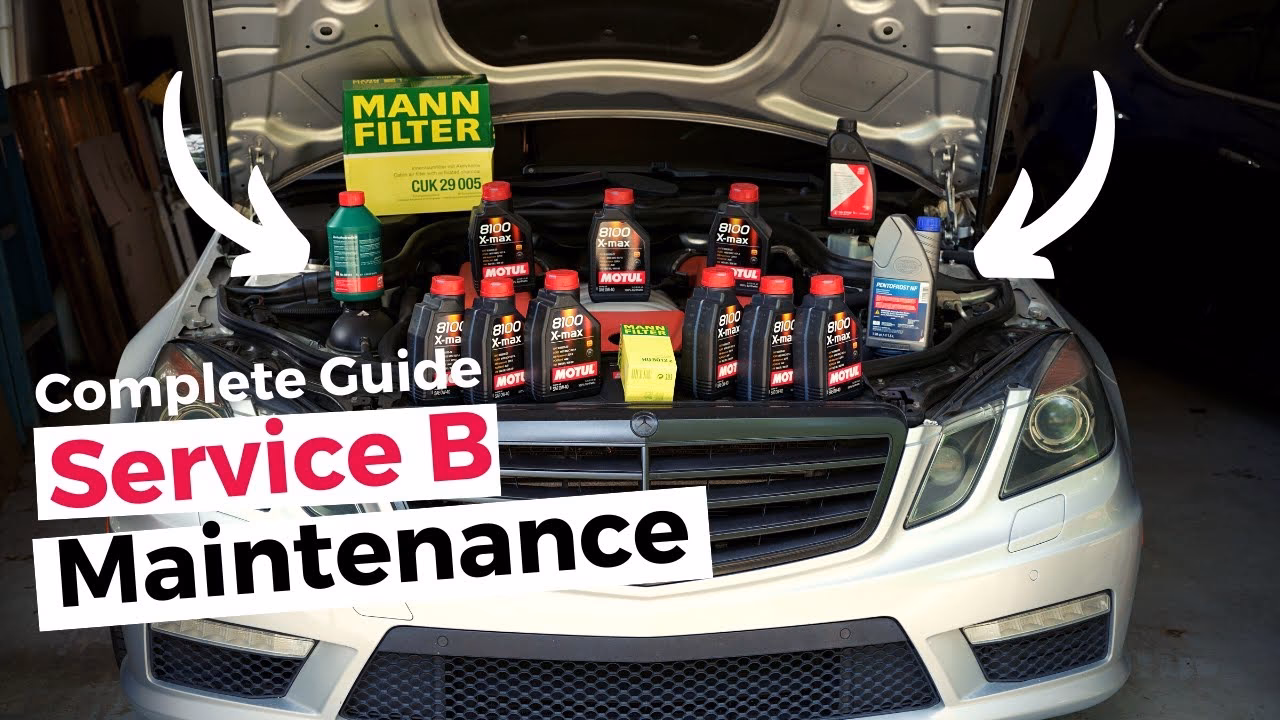 Why is service code B important for a Mercedes-Benz?