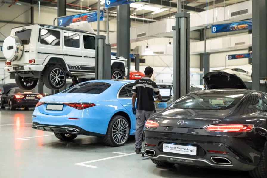 What is Mercedes-Benz known for in the UAE?