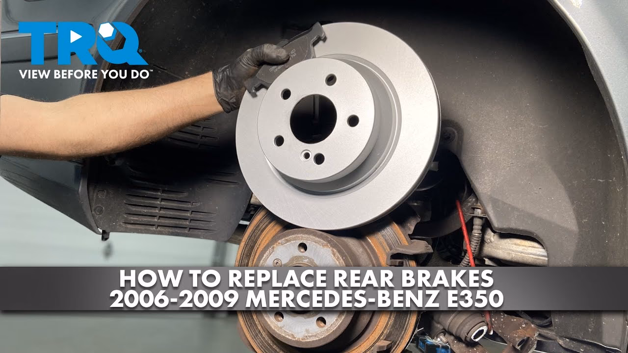 How long does it take to replace Mercedes E-class brake pads?