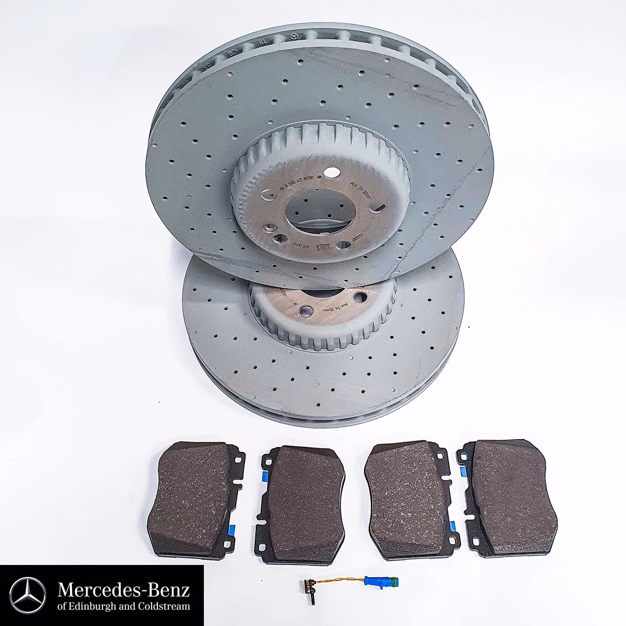 Do front brake pads on a Mercedes-Benz wear out?
