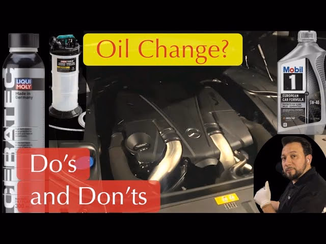 What does Mercedes Benz S-class oil cover?