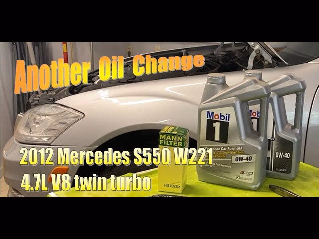 How much oil does a 2007 S-550 take?
