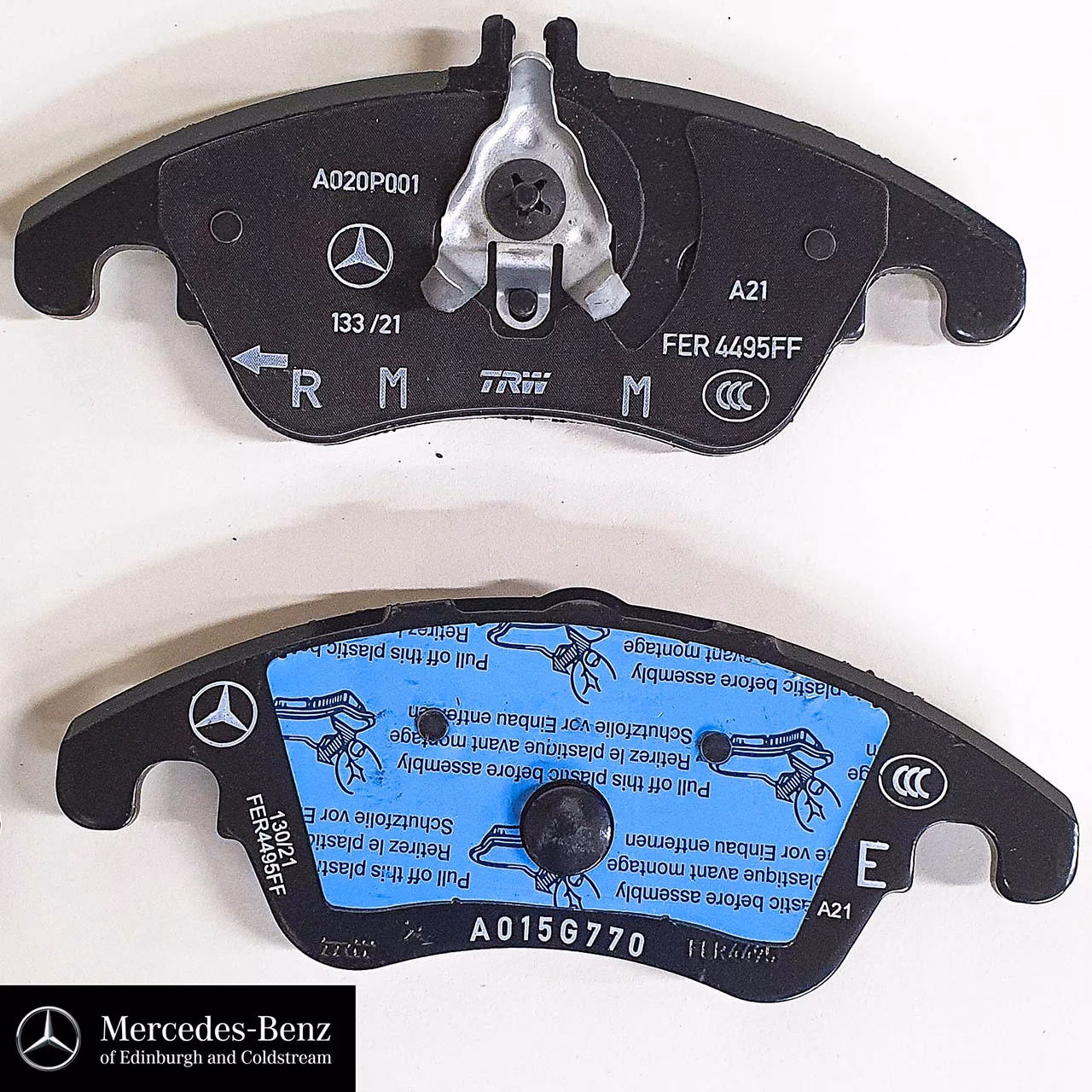 How much do brake pads cost for a Mercedes-Benz SLK (R171)?