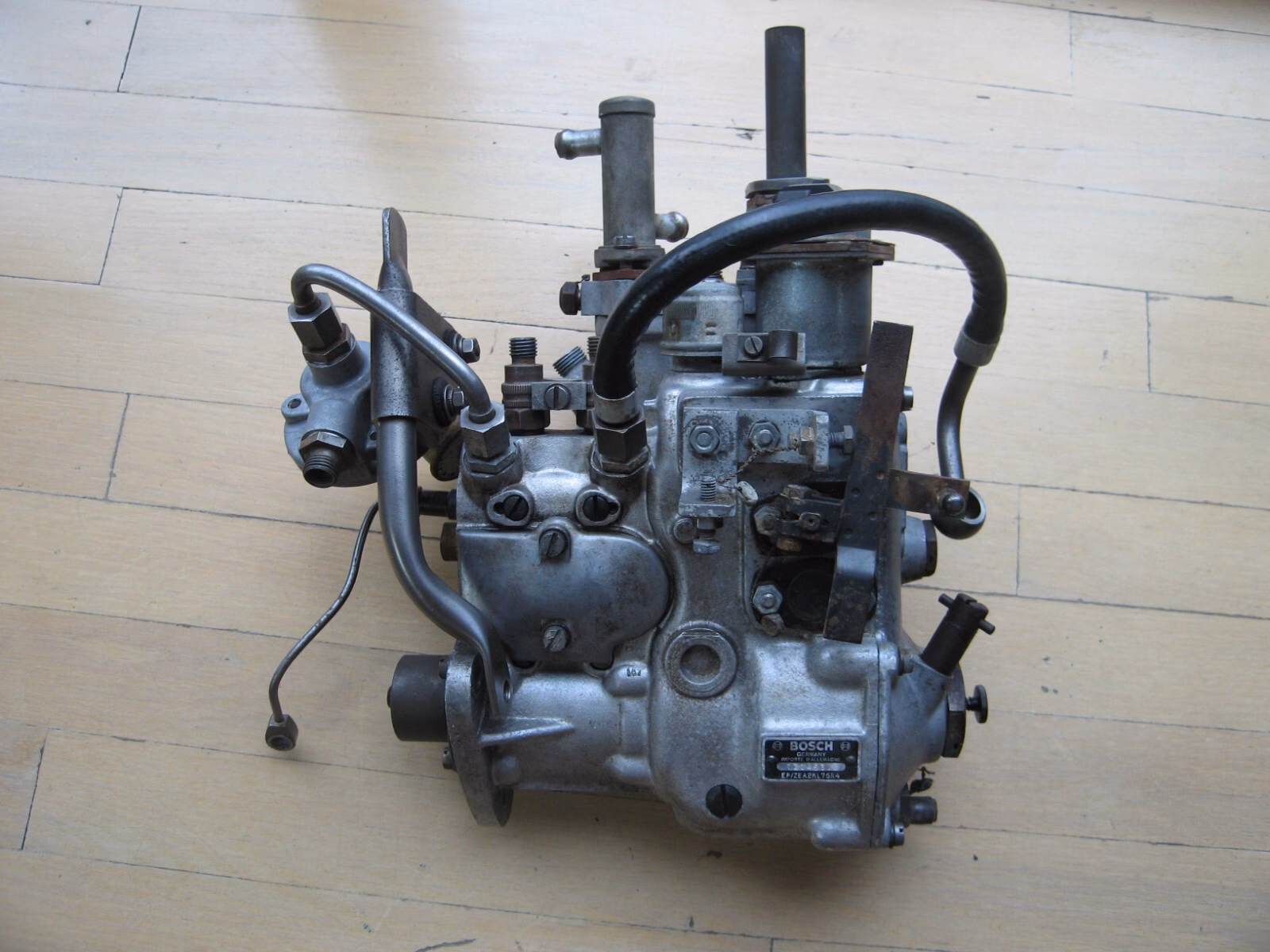 Where is the fuel pump located on a W211?