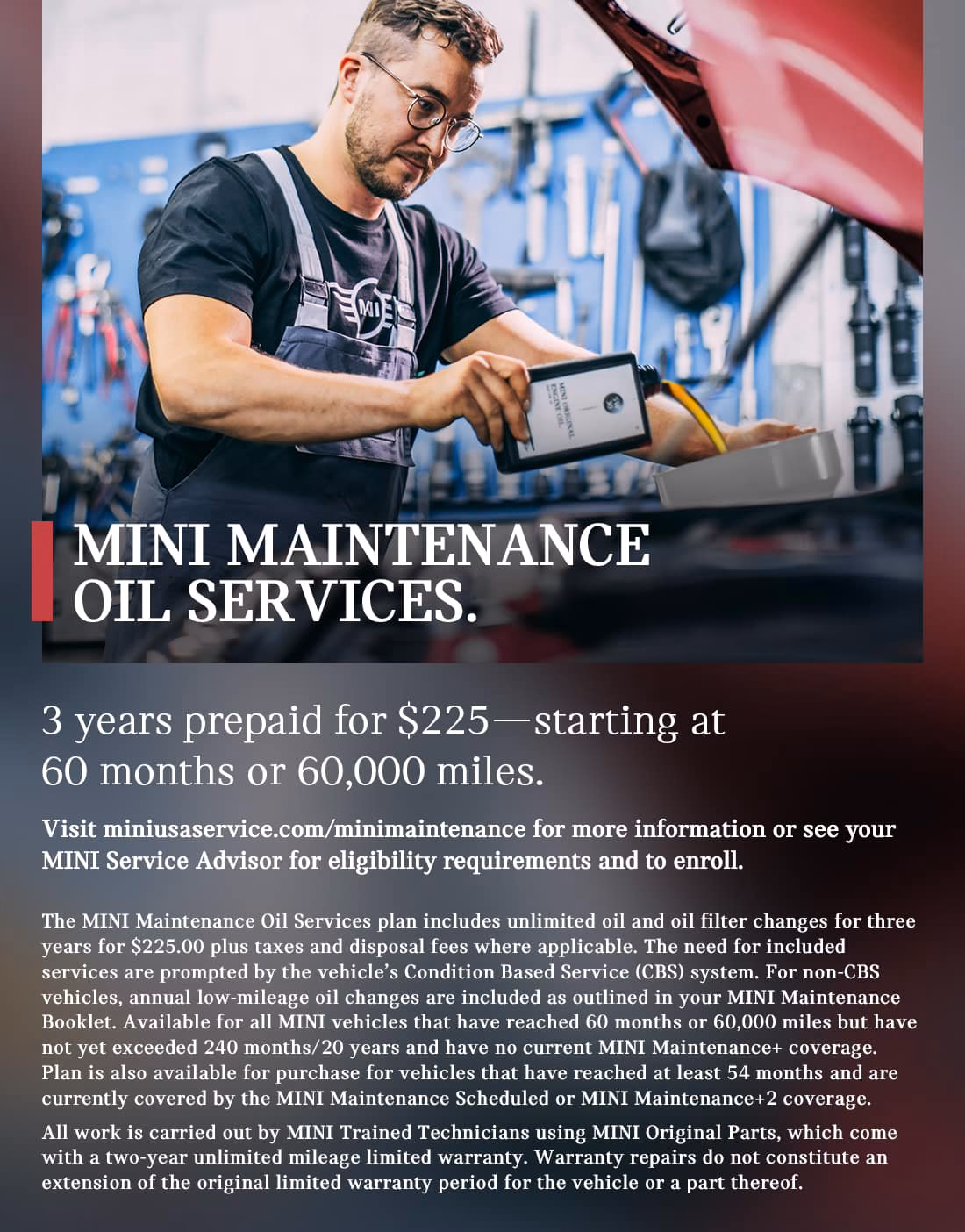 How much does a Mini Cooper service cost?