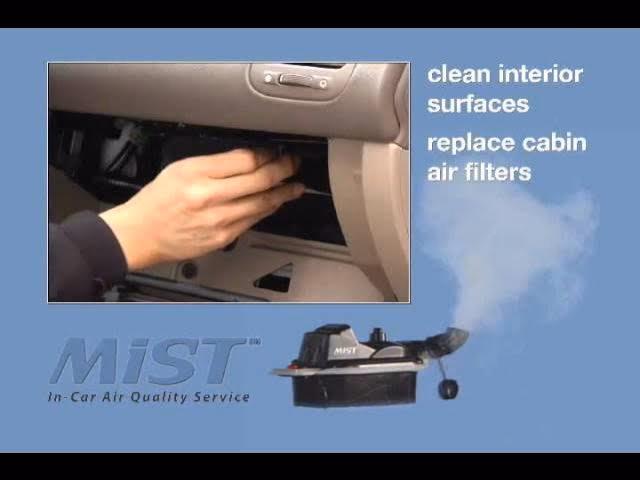 What causes a mist in a car?