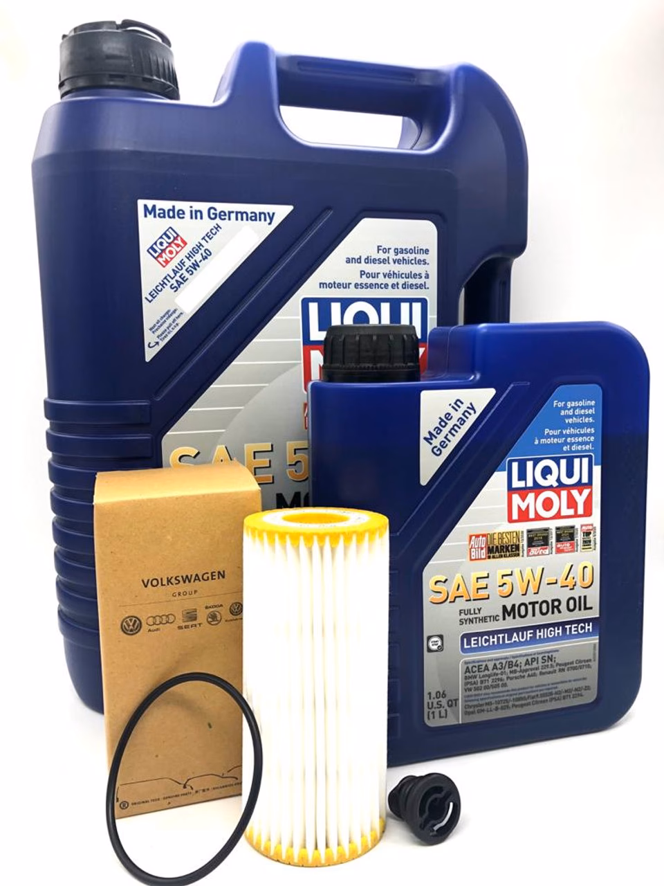 What's in a GTI Mk7 oil change kit?