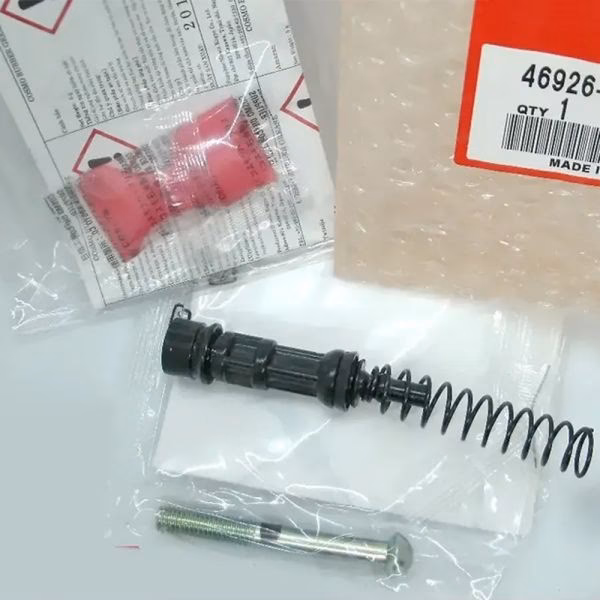 Where is the clutch master cylinder located?