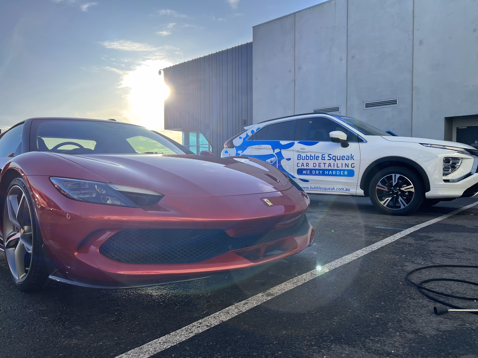 Does Bubble & Squeak offer mobile car detailing in Adelaide?