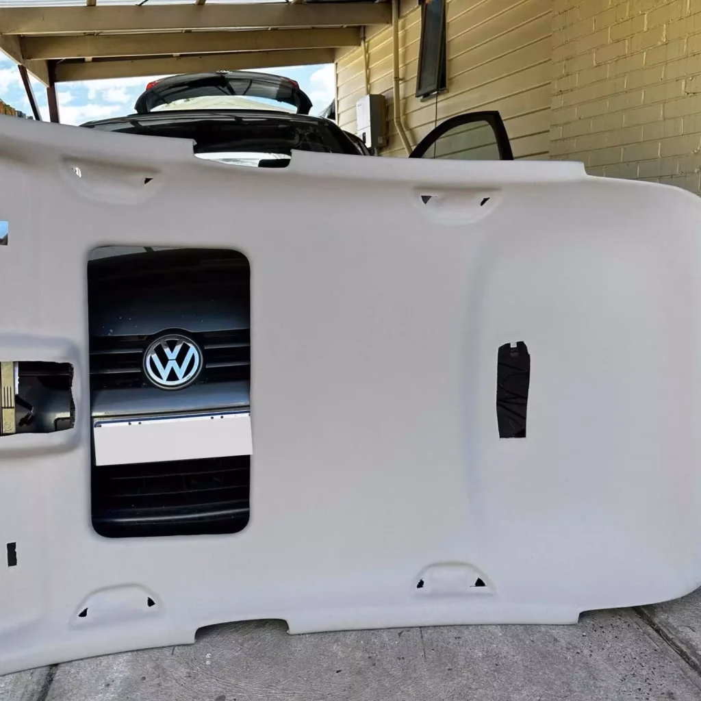 What is a velour roof lining system?